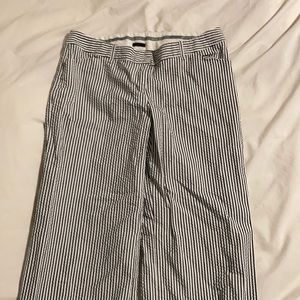 Express drain studio seer sucker pants. Size 8. Wide leg. Non smoker